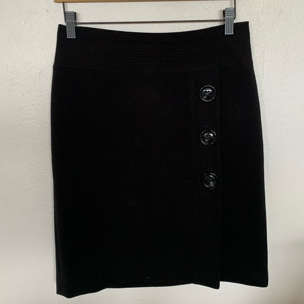 Talbots Black Stretch Skirt -  Size 4 Petite